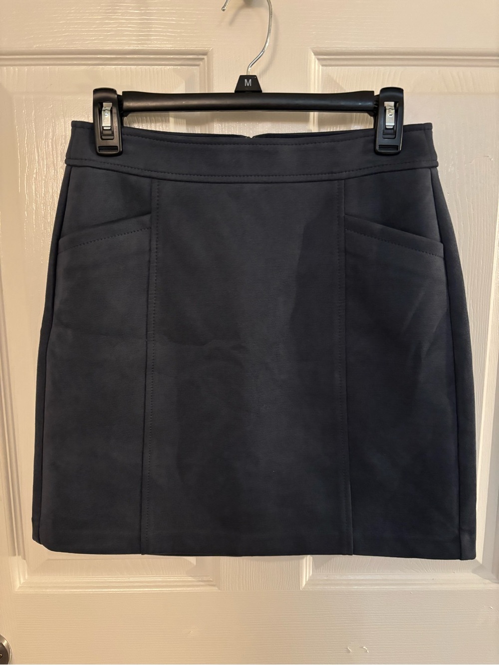 Classic Indigo Pencil Skirt - Women's Tailored Pocket Skirt